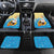 Antigua and Barbuda Christmas Car Mats Chilling Santa - Wonder Print Shop