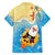 Antigua and Barbuda Christmas Family Matching Tank Maxi Dress and Hawaiian Shirt Chilling Santa - Wonder Print Shop