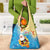 Antigua and Barbuda Christmas Grocery Bag Chilling Santa - Wonder Print Shop