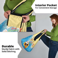 Antigua and Barbuda Christmas Grocery Bag Chilling Santa - Wonder Print Shop