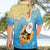 Antigua and Barbuda Christmas Hawaiian Shirt Chilling Santa - Wonder Print Shop