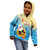 Antigua and Barbuda Christmas Kid Hoodie Chilling Santa - Wonder Print Shop