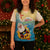 Antigua and Barbuda Christmas Knitted V-Neck Vest Chilling Santa - Wonder Print Shop