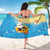 Antigua and Barbuda Christmas Sarong Chilling Santa - Wonder Print Shop