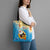 Antigua and Barbuda Christmas Tote Bag Chilling Santa - Wonder Print Shop