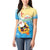 Antigua and Barbuda Christmas Women Polo Shirt Chilling Santa - Wonder Print Shop