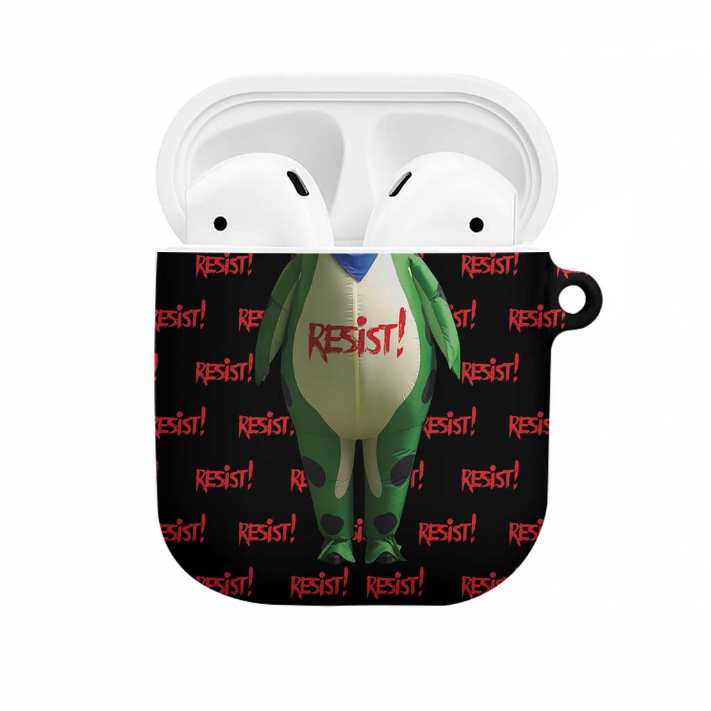Resist Portland Frog AirPods Case Funny Political Costume - Wonder Print Shop