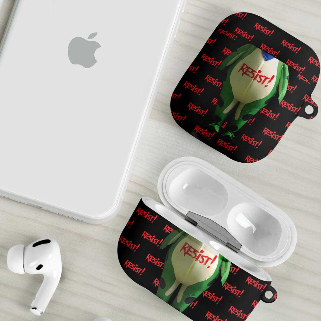 Resist Portland Frog AirPods Case Funny Political Costume - Wonder Print Shop