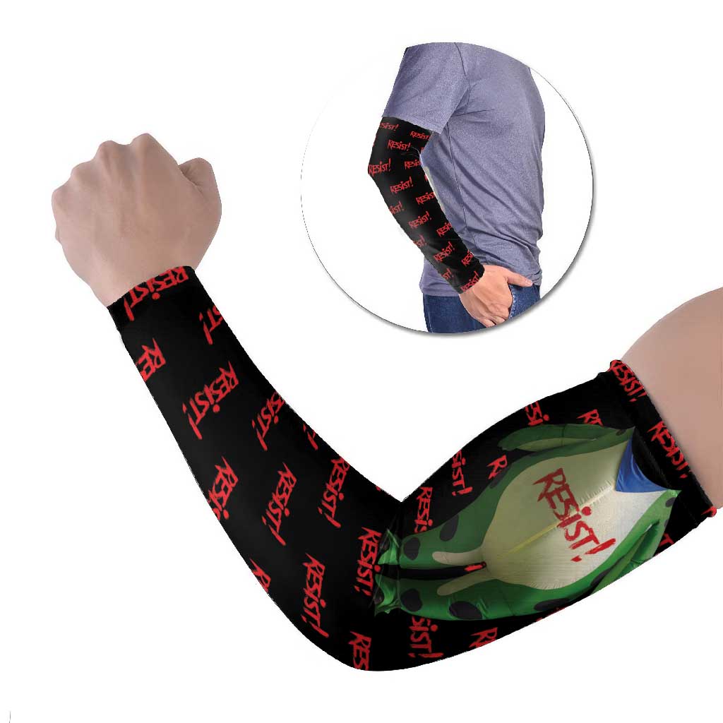 Resist Portland Frog Arm Sleeves Funny Political Costume - Wonder Print Shop