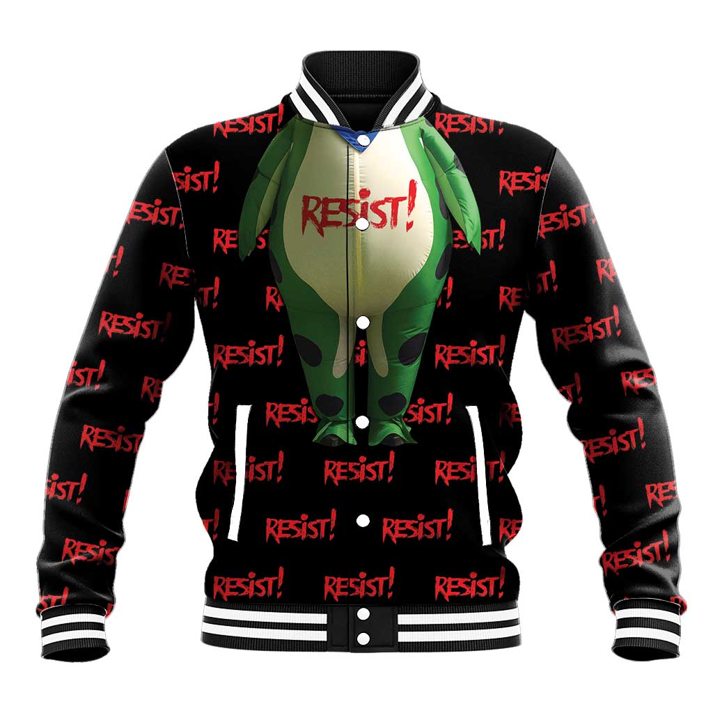 Resist Portland Frog Baseball Jacket Funny Political Costume - Wonder Print Shop