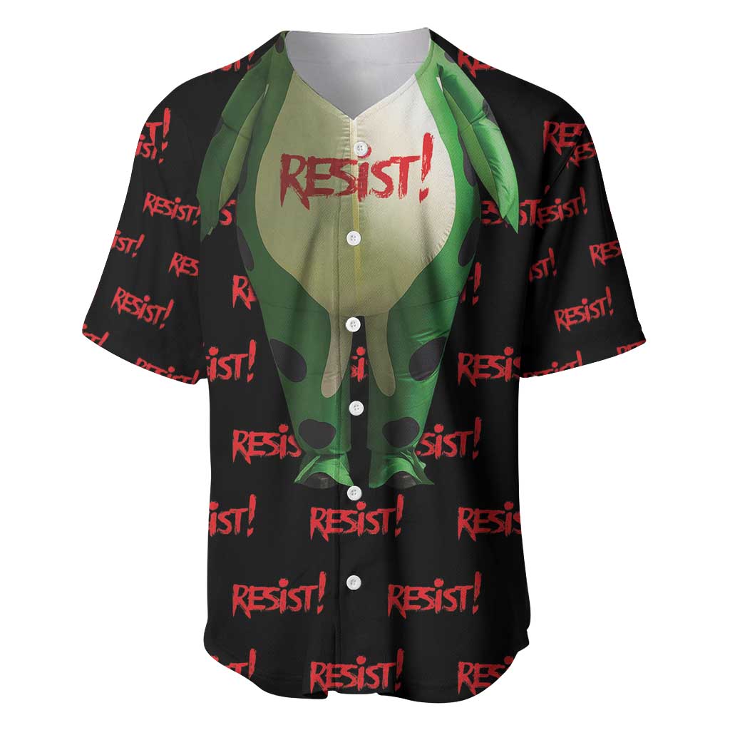 Resist Portland Frog Baseball Jersey Funny Political Costume - Wonder Print Shop