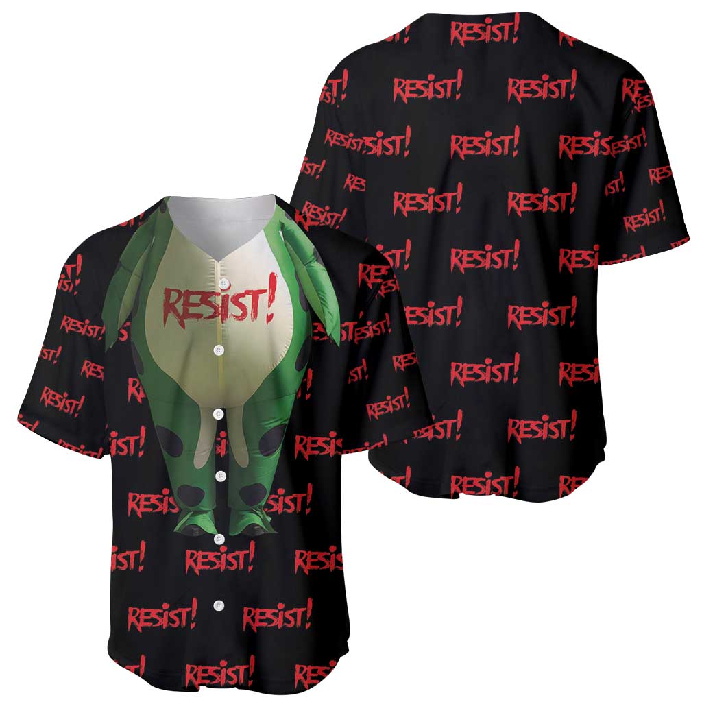 Resist Portland Frog Baseball Jersey Funny Political Costume - Wonder Print Shop