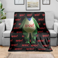 Resist Portland Frog Blanket Funny Political Costume - Wonder Print Shop