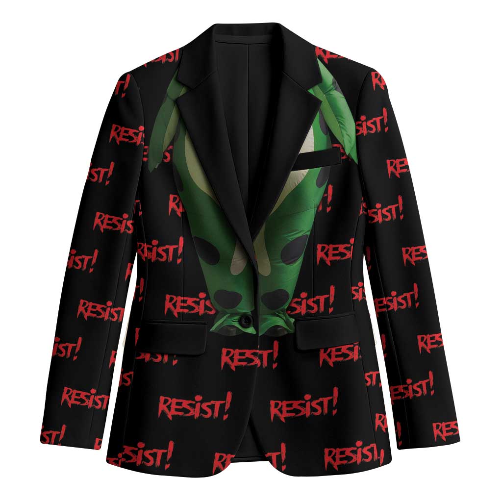 Resist Portland Frog Blazer Funny Political Costume - Wonder Print Shop