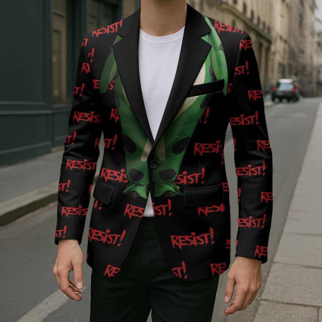 Resist Portland Frog Blazer Funny Political Costume - Wonder Print Shop