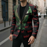 Resist Portland Frog Blazer Funny Political Costume - Wonder Print Shop