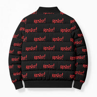 Resist Portland Frog Bomber Puffer Jacket Funny Political Costume - Wonder Print Shop