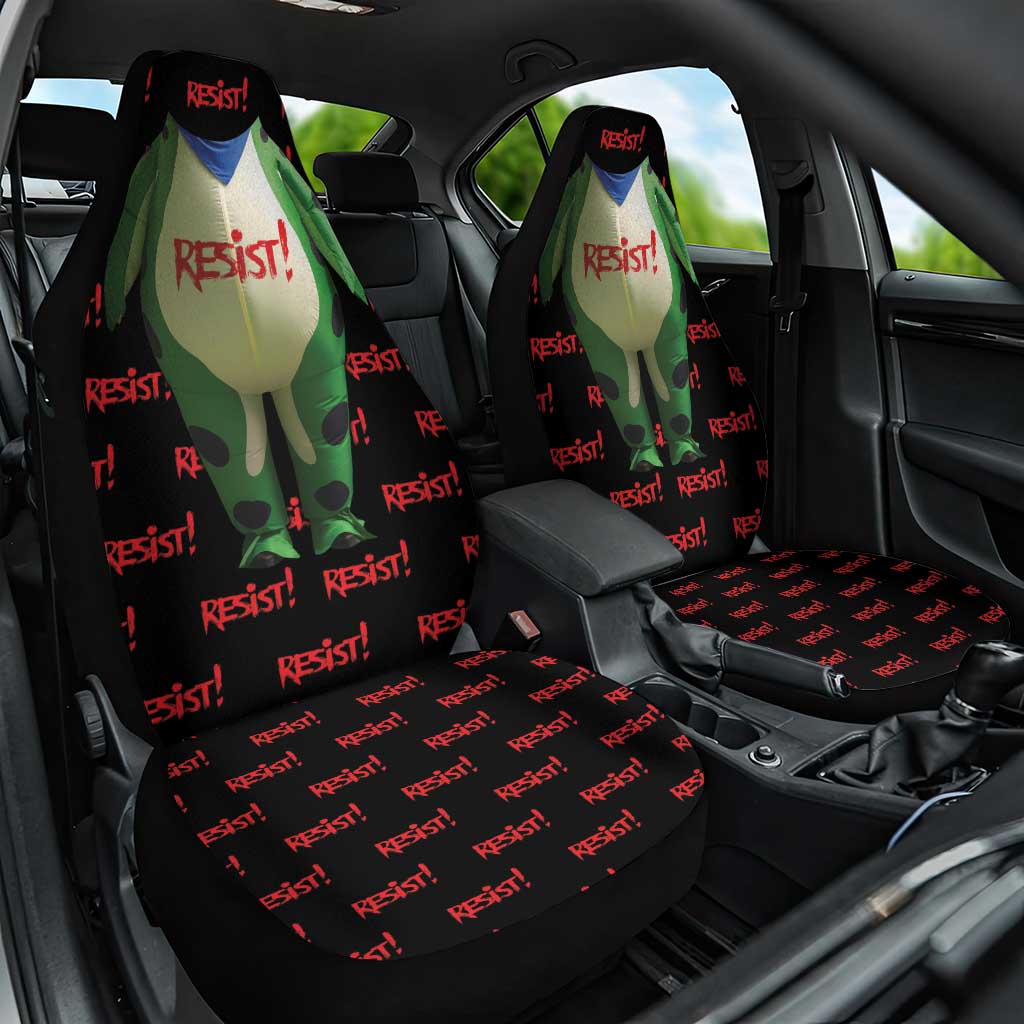 Resist Portland Frog Car Seat Cover Funny Political Costume - Wonder Print Shop