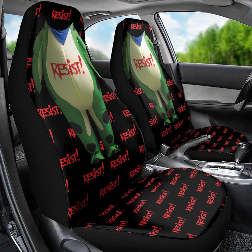 Resist Portland Frog Car Seat Cover Funny Political Costume - Wonder Print Shop