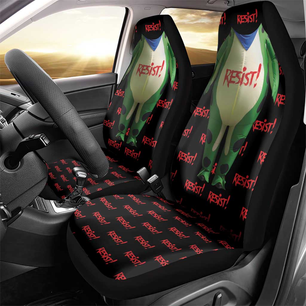 Resist Portland Frog Car Seat Cover Funny Political Costume - Wonder Print Shop