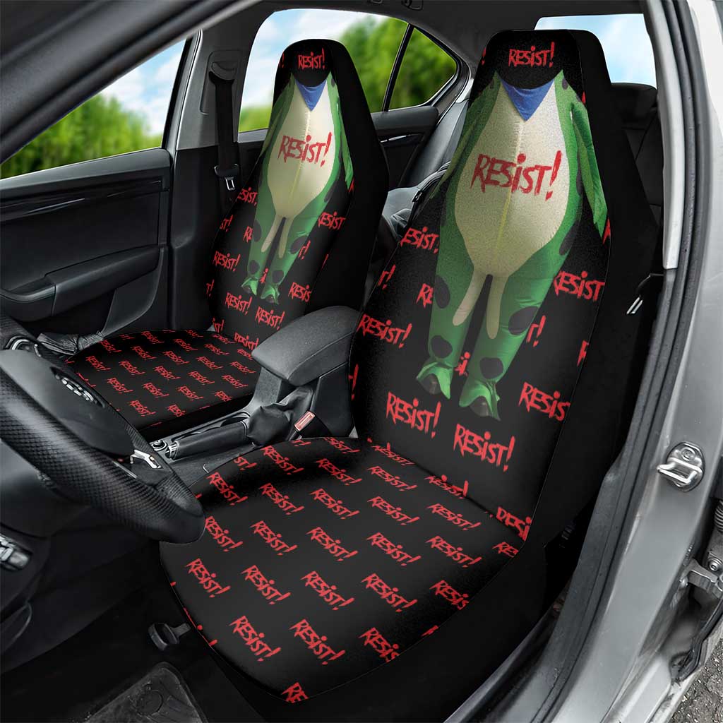 Resist Portland Frog Car Seat Cover Funny Political Costume - Wonder Print Shop