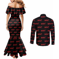 Resist Portland Frog Couples Matching Mermaid Dress and Long Sleeve Button Shirt Funny Political Costume - Wonder Print Shop