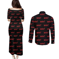 Resist Portland Frog Couples Matching Puletasi and Long Sleeve Button Shirt Funny Political Costume - Wonder Print Shop
