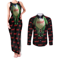 Resist Portland Frog Couples Matching Tank Maxi Dress and Long Sleeve Button Shirt Funny Political Costume - Wonder Print Shop