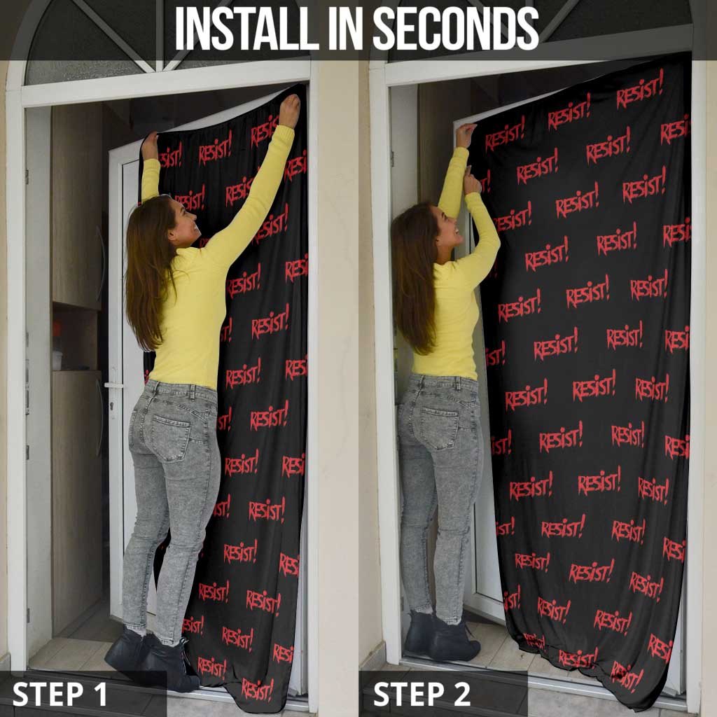 Resist Portland Frog Door Cover Funny Political Costume - Wonder Print Shop