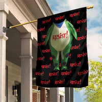 Resist Portland Frog Garden Flag Funny Political Costume - Wonder Print Shop