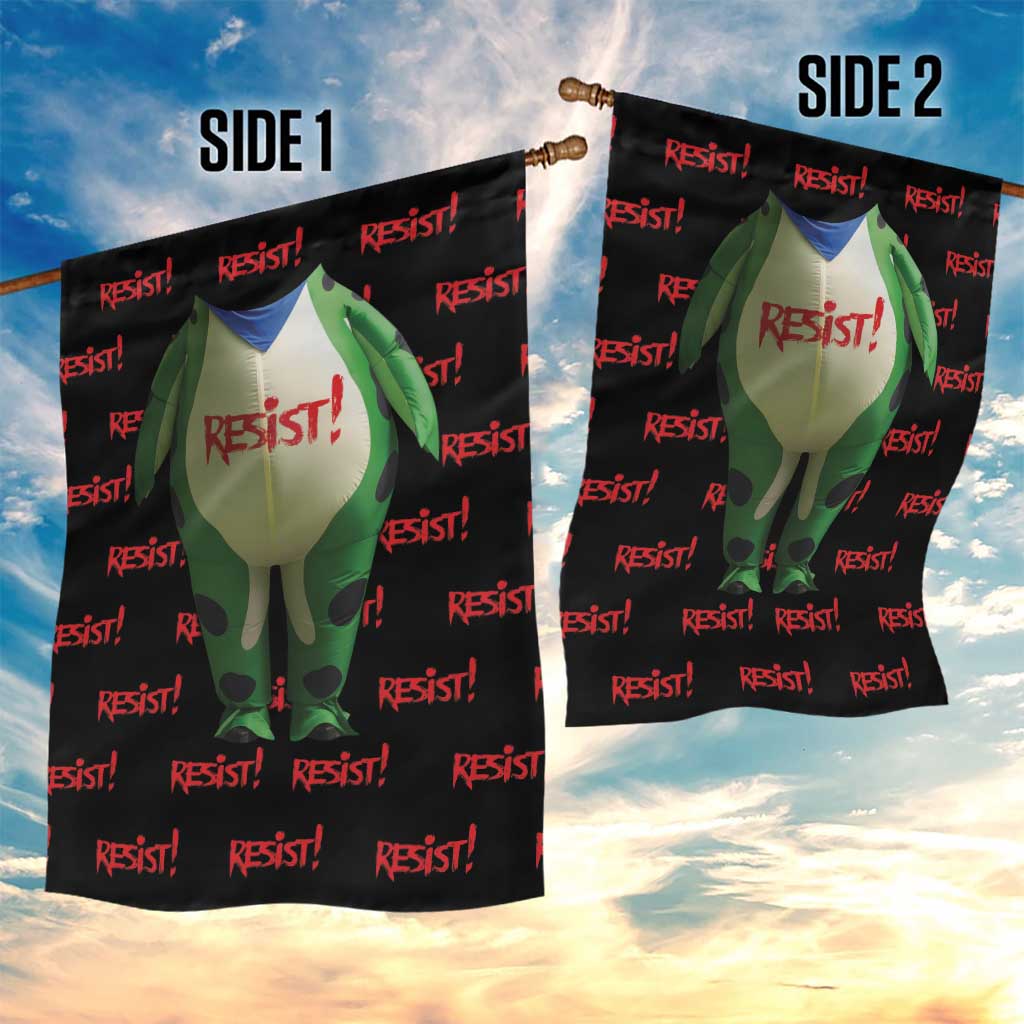 Resist Portland Frog Garden Flag Funny Political Costume - Wonder Print Shop