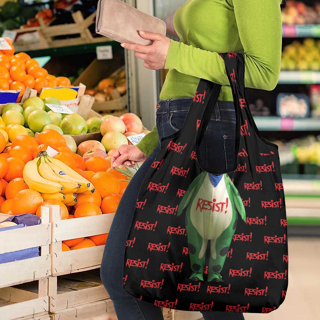 Resist Portland Frog Grocery Bag Funny Political Costume - Wonder Print Shop