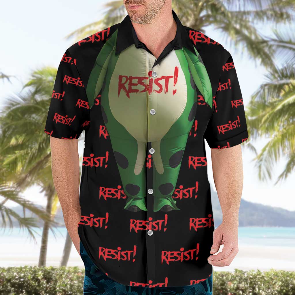 Resist Portland Frog Hawaiian Shirt Funny Political Costume - Wonder Print Shop