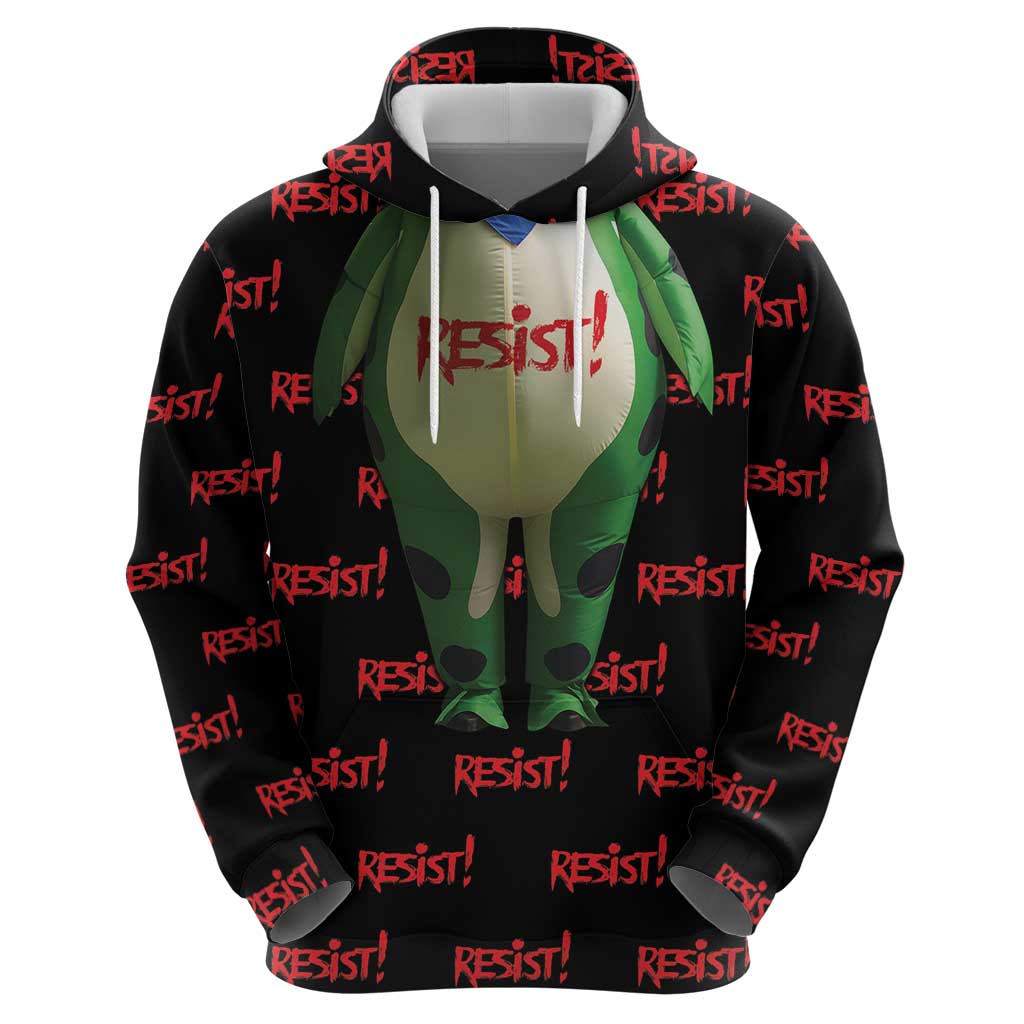 Resist Portland Frog Hoodie Funny Political Costume - Wonder Print Shop
