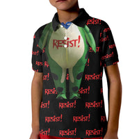 Resist Portland Frog Kid Polo Shirt Funny Political Costume - Wonder Print Shop