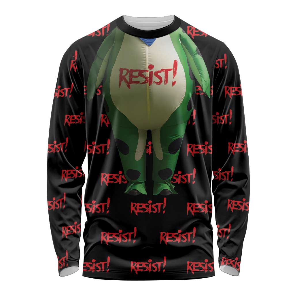 Resist Portland Frog Long Sleeve Shirt Funny Political Costume - Wonder Print Shop