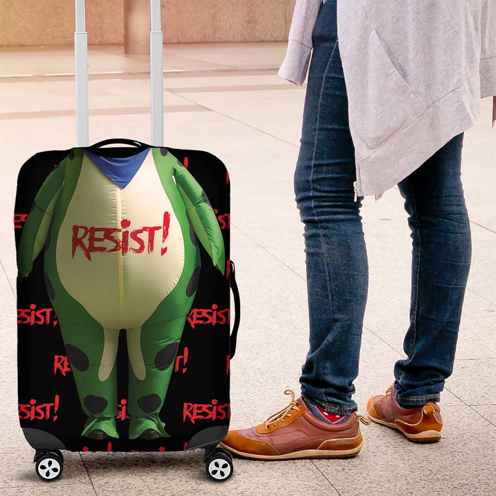 Resist Portland Frog Luggage Cover Funny Political Costume - Wonder Print Shop