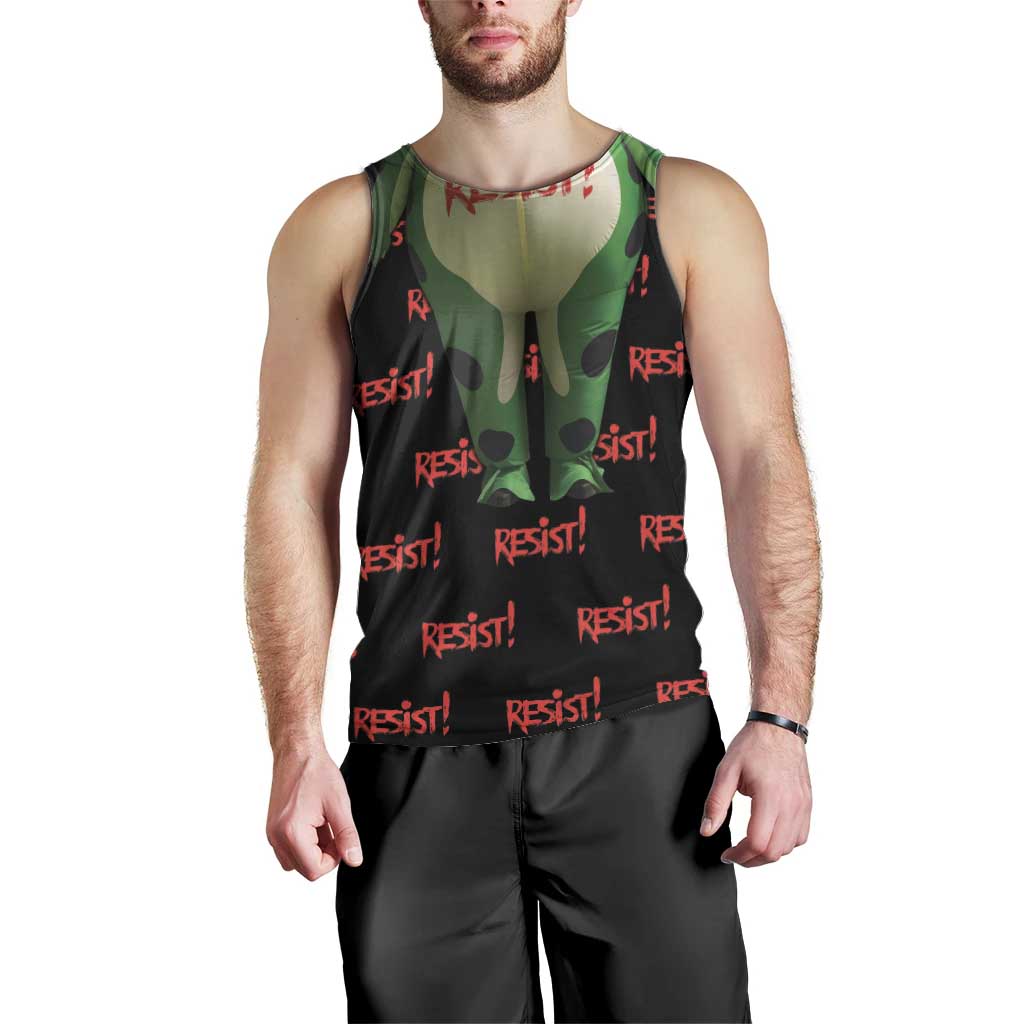 Resist Portland Frog Men Tank Top Funny Political Costume - Wonder Print Shop
