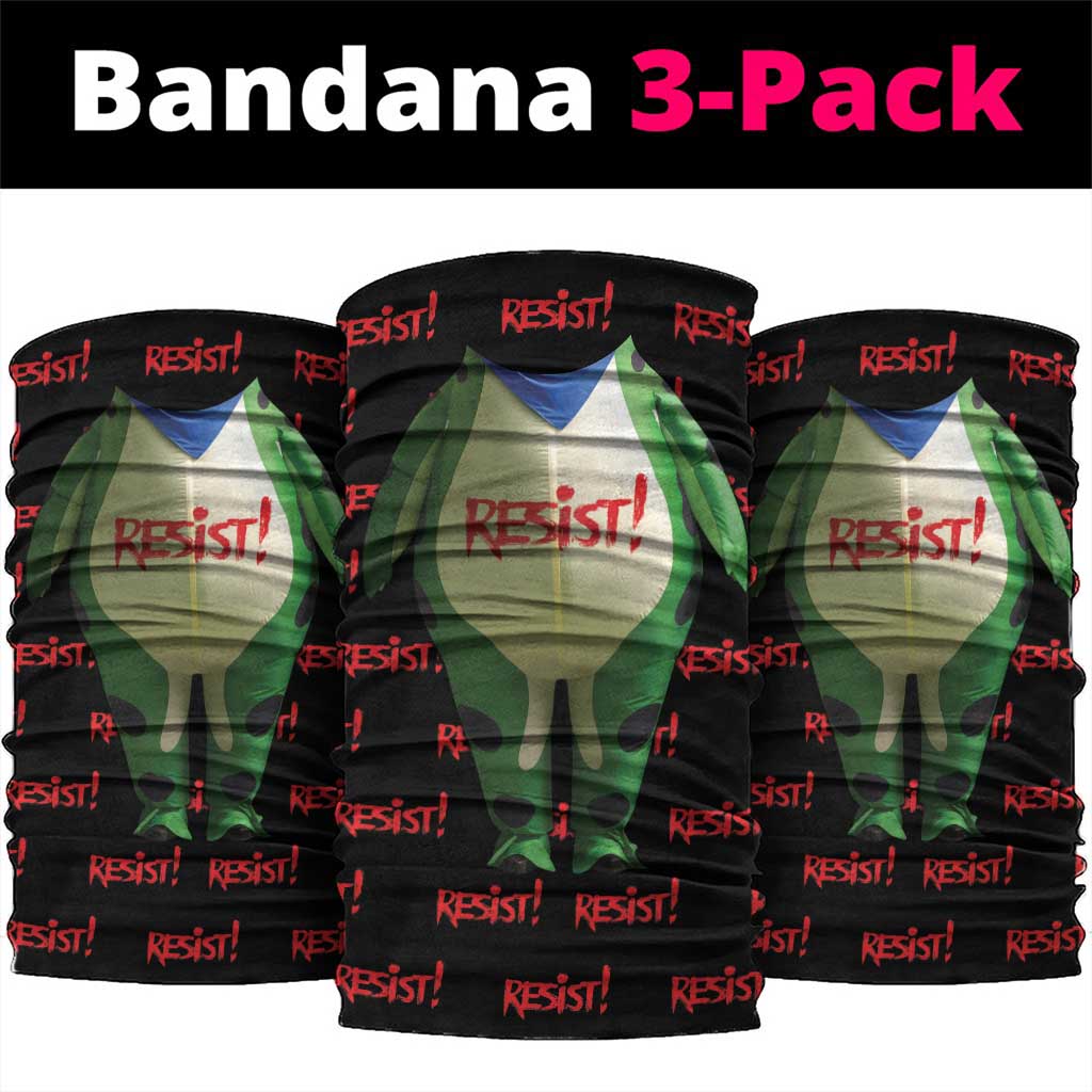 Resist Portland Frog Neck Gaiter Funny Political Costume - Wonder Print Shop