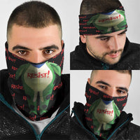 Resist Portland Frog Neck Gaiter Funny Political Costume - Wonder Print Shop