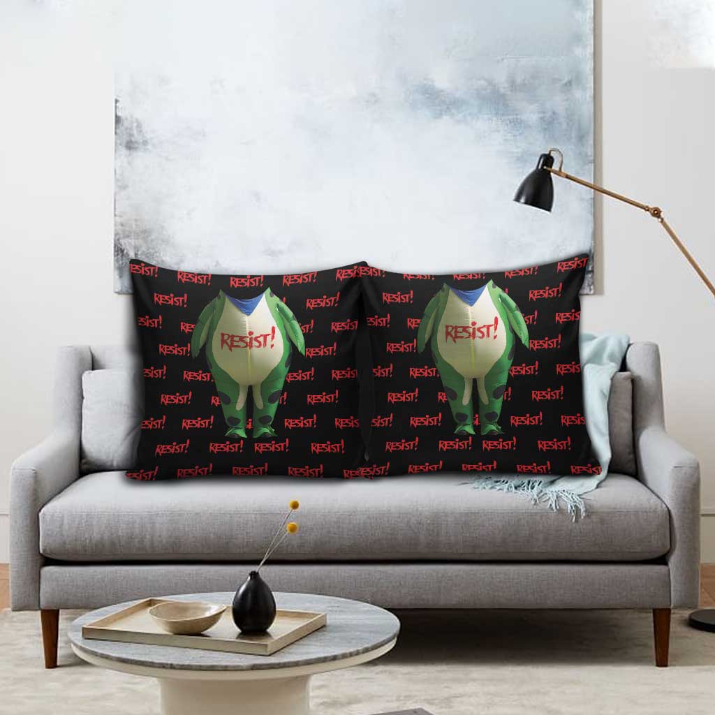 Resist Portland Frog Pillow Cover Funny Political Costume - Wonder Print Shop