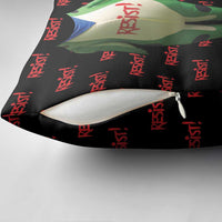 Resist Portland Frog Pillow Cover Funny Political Costume - Wonder Print Shop