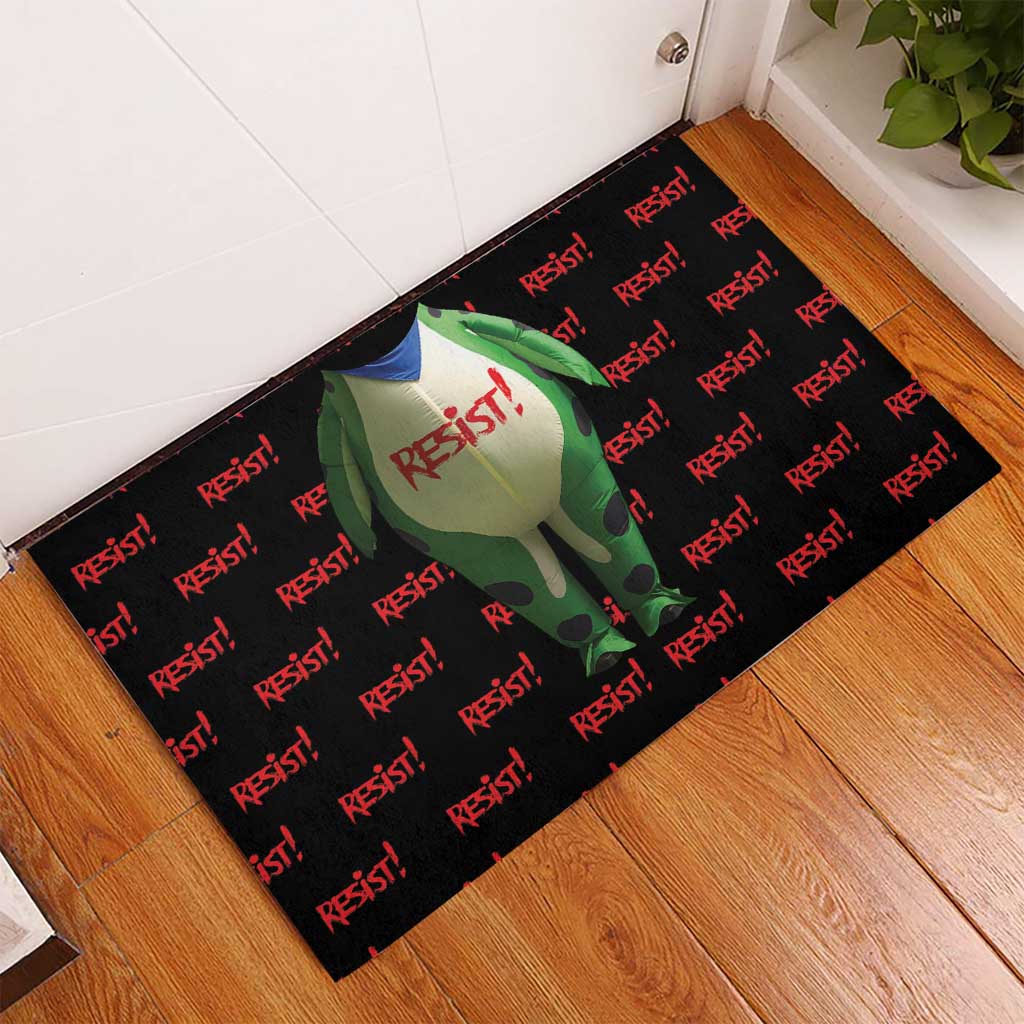 Resist Portland Frog Rubber Doormat Funny Political Costume - Wonder Print Shop