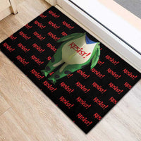 Resist Portland Frog Rubber Doormat Funny Political Costume - Wonder Print Shop