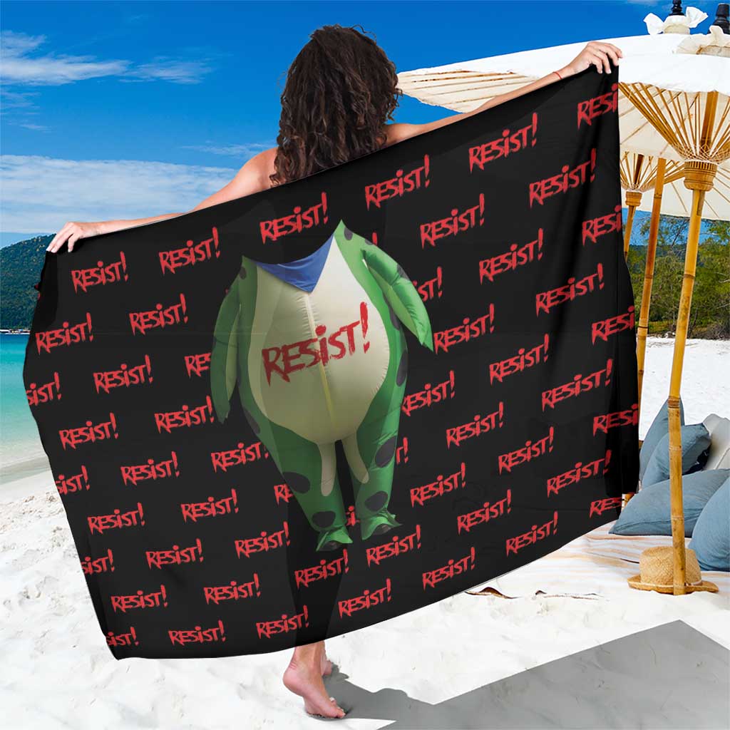 Resist Portland Frog Sarong Funny Political Costume - Wonder Print Shop