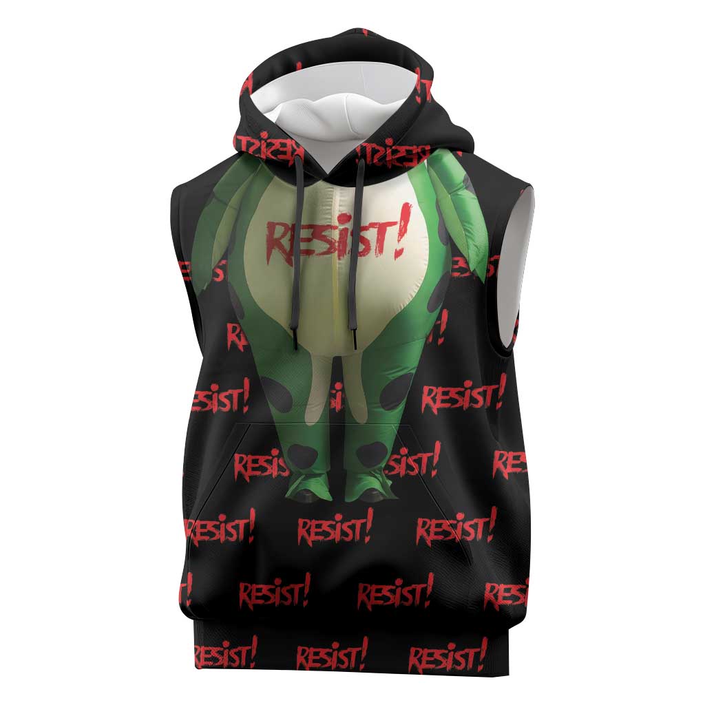 Resist Portland Frog Sleeveless Hoodie Funny Political Costume - Wonder Print Shop