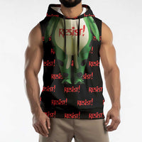 Resist Portland Frog Sleeveless Hoodie Funny Political Costume - Wonder Print Shop