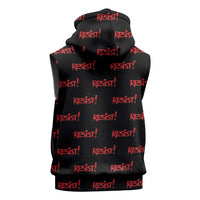 Resist Portland Frog Sleeveless Zip Hoodie Funny Political Costume - Wonder Print Shop