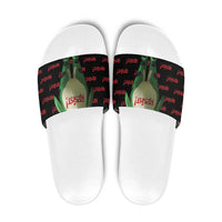 Resist Portland Frog Slide Sandals Funny Political Costume - Wonder Print Shop