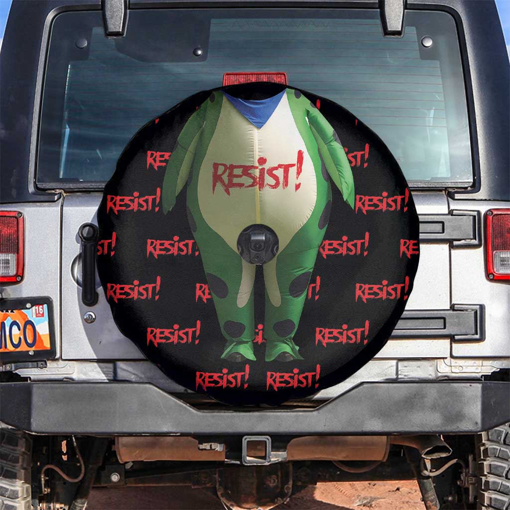 Resist Portland Frog Spare Tire Cover Funny Political Costume - Wonder Print Shop
